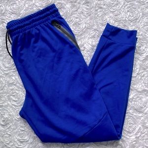 New Tek Gear mens blue and black joggers size xl